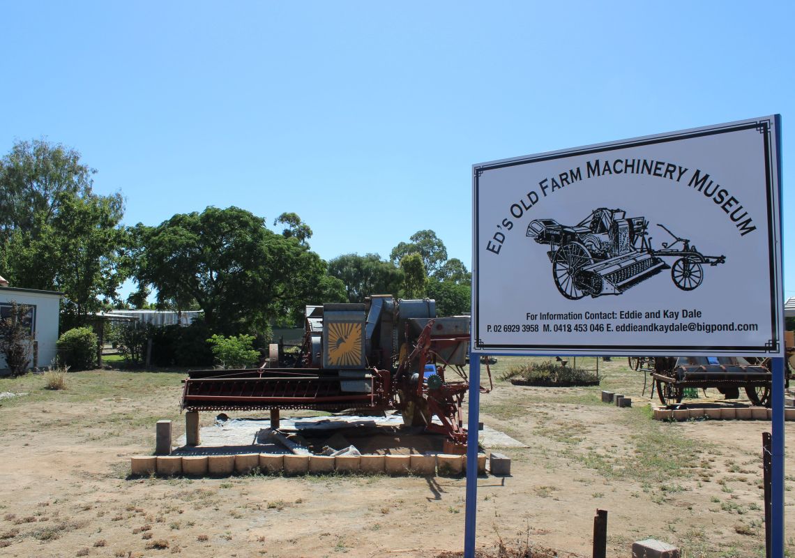 Ed's Old Farm Machinery Museum in Henty, The Murray